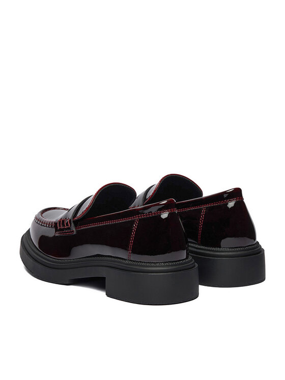 JENNY JENNY Loafersy CEO-Y82537-1 Bordowy