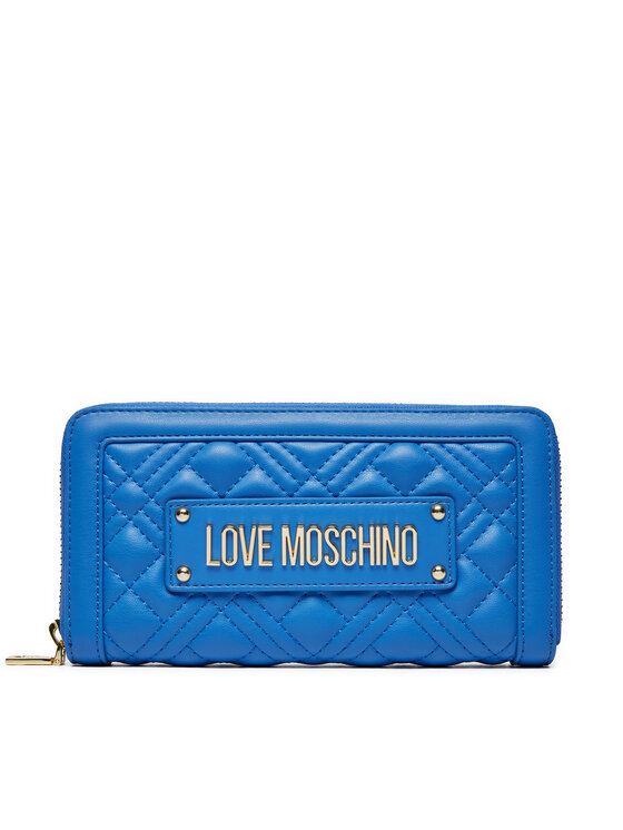 Zdjęcia - Portfel Moschino LOVE  Duży  Damski JC5600PP0ILA0715 Niebieski 