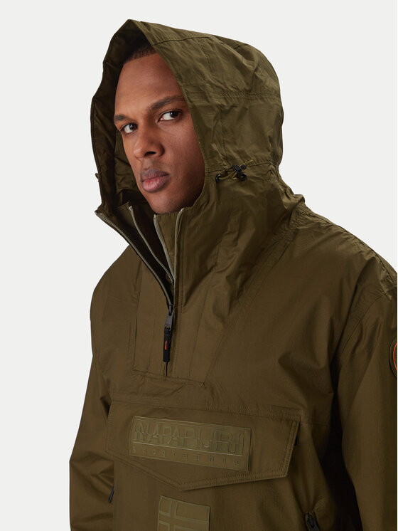 Napapijri Napapijri Kurtka anorak RF Next WB NP0A4FI3 Zielony Loose Fit