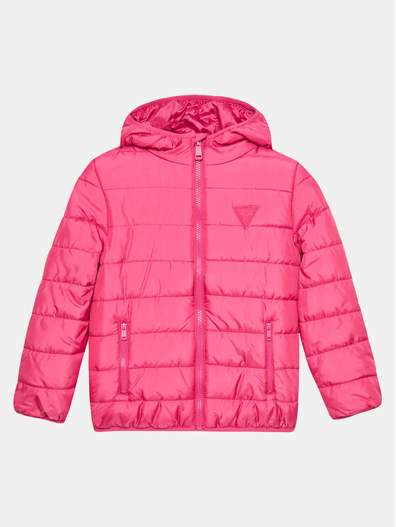 Guess Giubbotto piumino H4BJ10 WCFM0 Rosa Regular Fit, taglia : 14Y