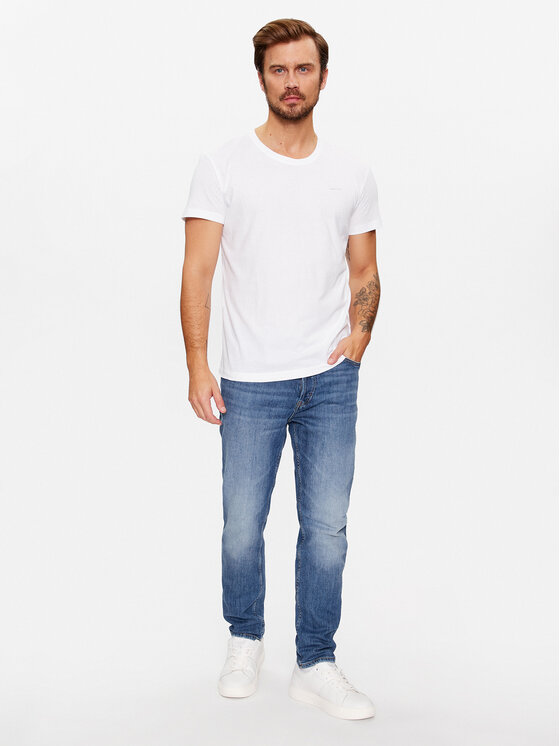 Gant Gant Komplet t-shirt majic﻿ C-Neck 2 Pack 900002008 Pisana Regular Fit