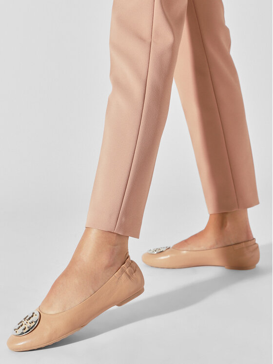 Tory Burch Tory Burch Baleríny Claire Ballet 147379 Béžová