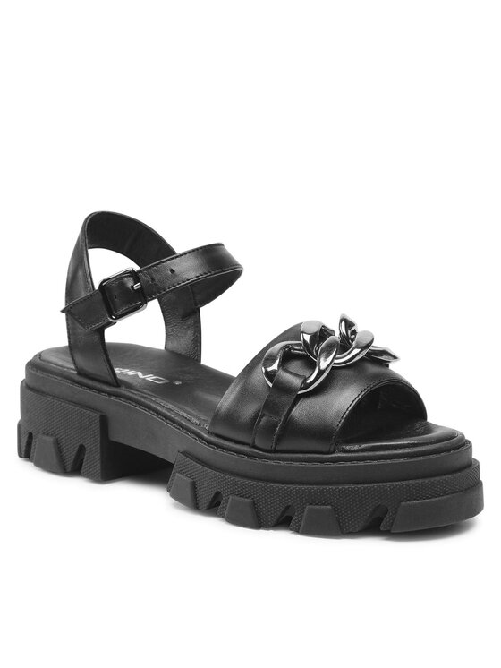 Sandali 3987/076-P Nero