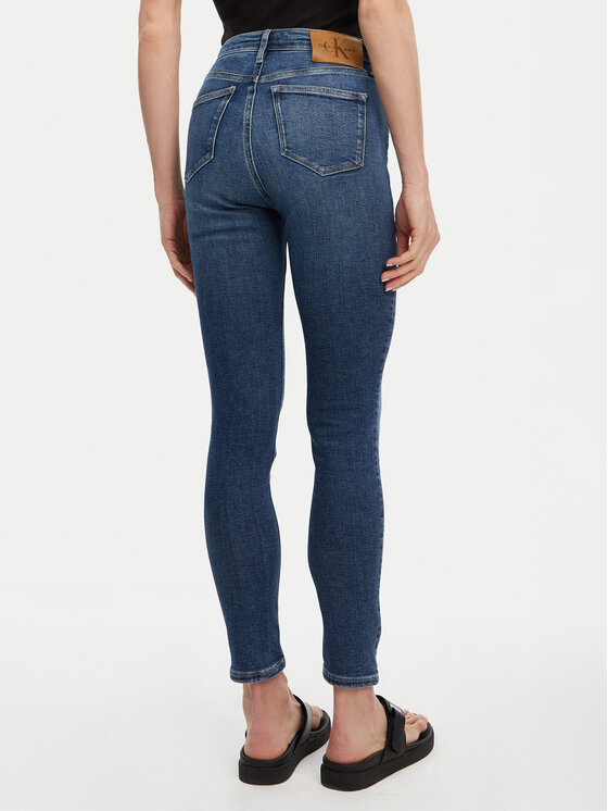 Calvin Klein Jeans Calvin Klein Jeans Jeans hlače J20J225149 Mornarsko modra Skinny Fit