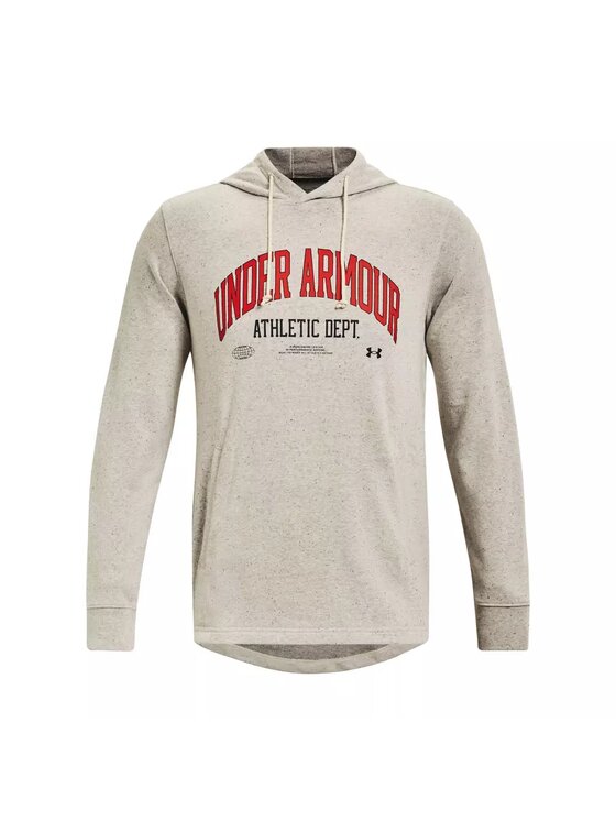 Under Armour Under Armour Bluza UA Rival Try Athlc Dept HD Beżowy Loose Fit