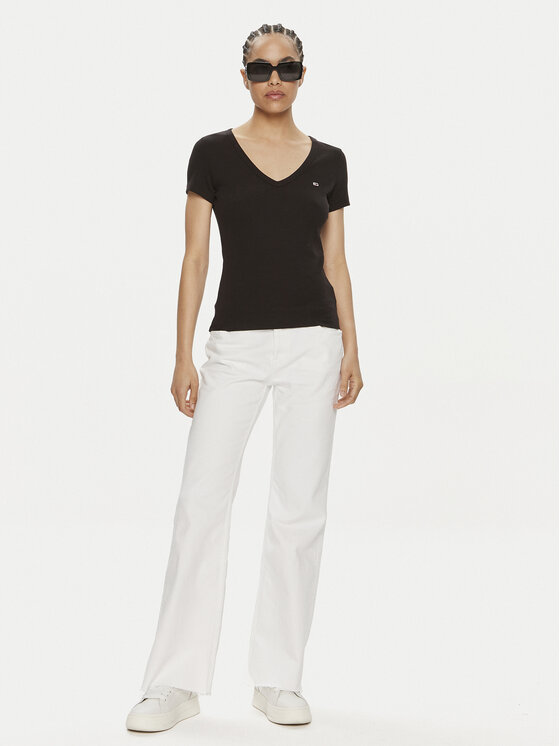 Tommy Jeans Tommy Jeans Τζιν Sophie DW0DW17556 Λευκό Flare Fit
