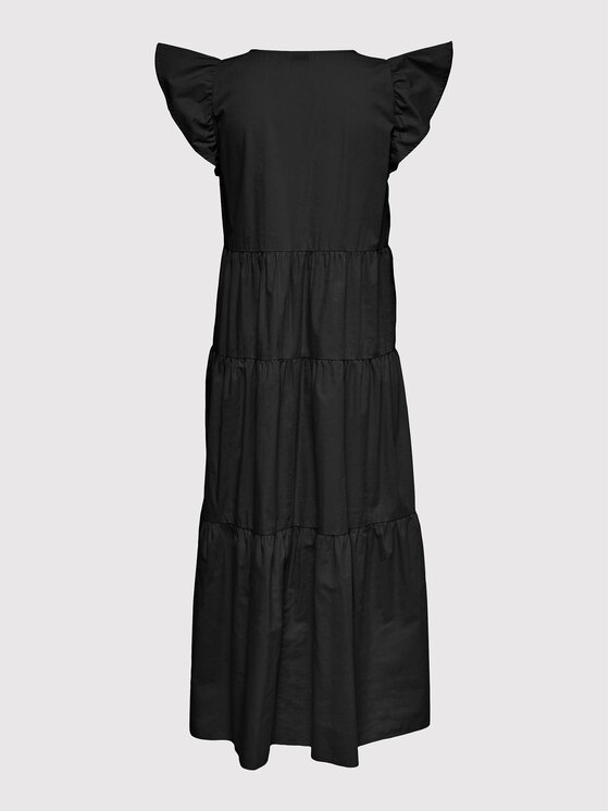 ONLY ONLY Φόρεμα καλοκαιρινό Lindsey 15256487 Μαύρο Regular Fit