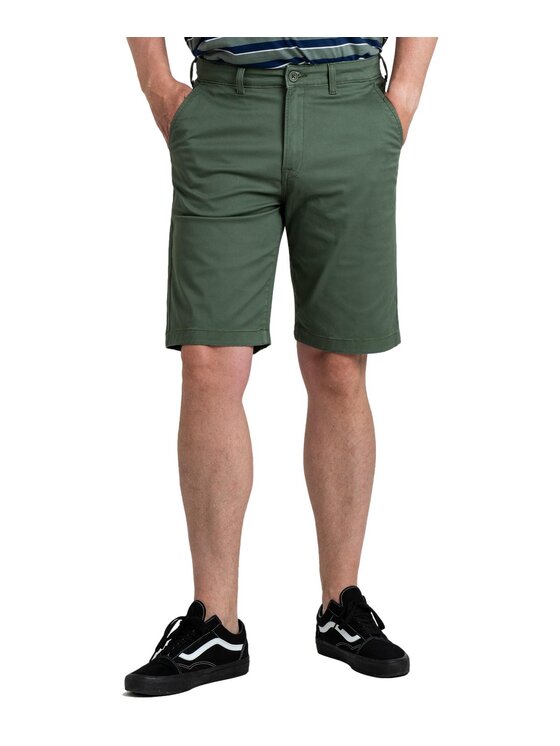 Lee Lee Pantaloncini di tessuto Regular Chino Short Verde Slim Fit