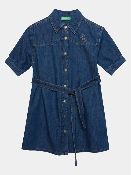 Vestito jeans benetton on sale