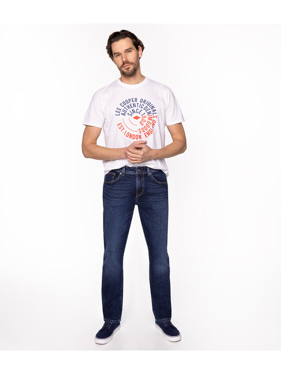 Lee Cooper Lee Cooper Jeansy HARRY 0650 Granatowy Straight Fit