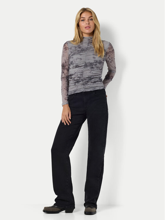 Noisy May Noisy May Bluză Iggy 27031592 Gri Slim Fit