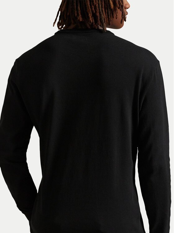 Polo Ralph Lauren Polo Ralph Lauren S dlhými rukávmi 710970697001 Čierna Classic Fit