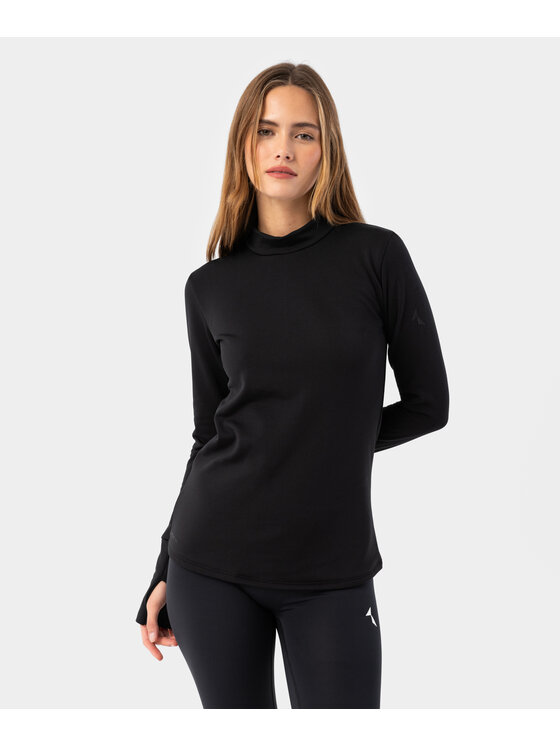 Carpatree Carpatree Bluza Glacier golf Czarny Fitted Fit