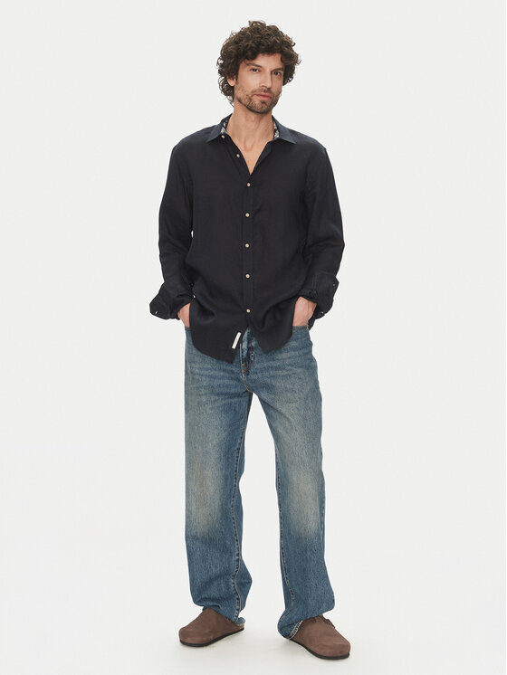 Liu Jo Liu Jo Košile QA5097 T4359 94013 Tmavomodrá Regular Fit