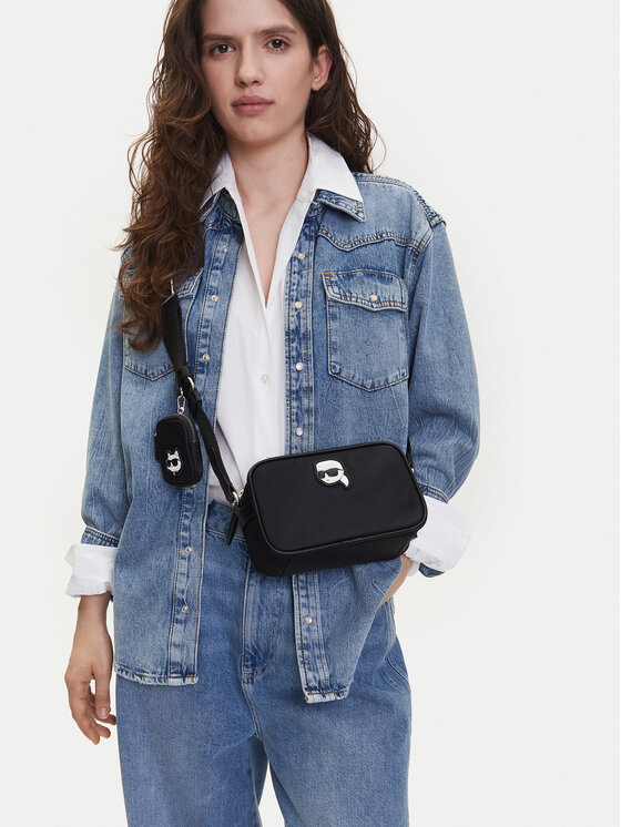 KARL LAGERFELD KARL LAGERFELD Ročna torba A1W30127 Črna