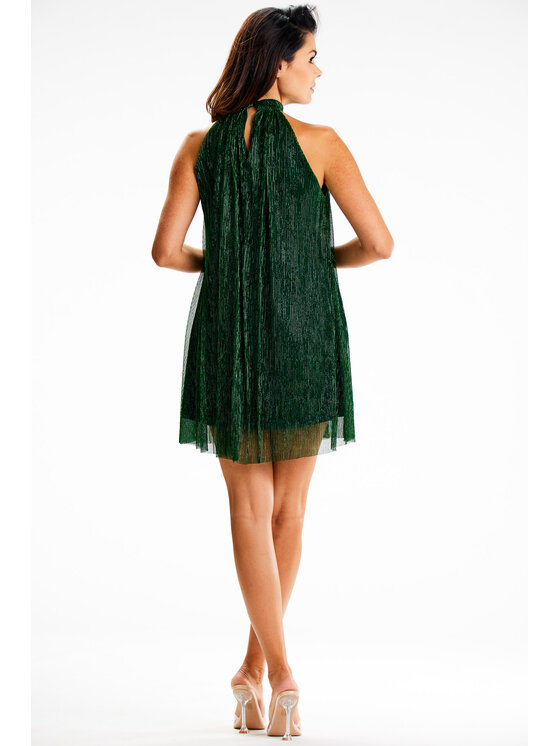 Awama Awama Abito da sera A623 Verde Basic Fit