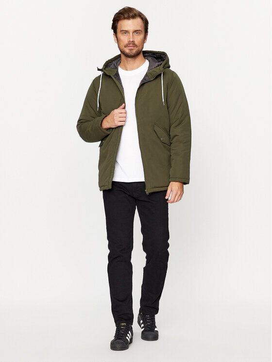 Jack&Jones Jack&Jones Žieminė striukė 12236010 Žalia Regular Fit