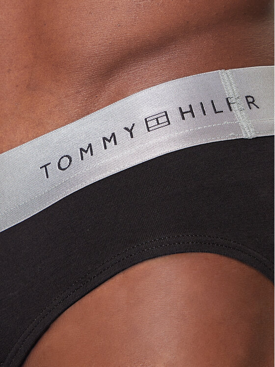Tommy Hilfiger Tommy Hilfiger Komplektas: 3 trumpikių poros UM0UM03703 Juoda
