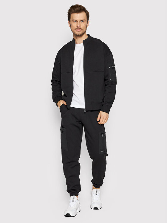 Felpa Tech Repreve Comfort K10K108923 Nero Relaxed...