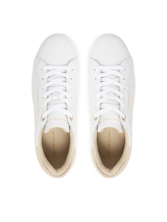 Tommy Hilfiger Tommy Hilfiger Sportcipők Chic Platform Cupsole Sneaker FW0FW09021 Fehér