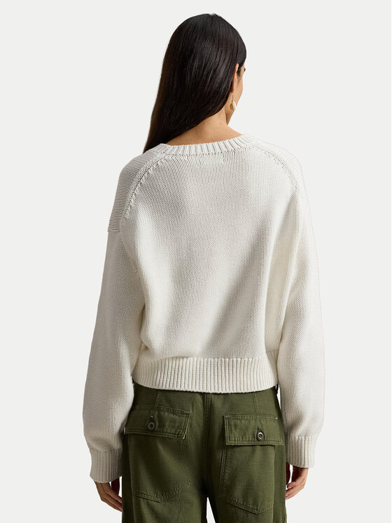 Polo Ralph Lauren Polo Ralph Lauren Pullover 211A96234002 Weiß Relaxed Fit