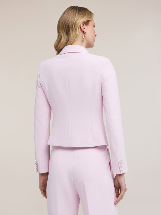 Motivi Motivi Giacca da abito Q050Q001066N006 Rosa Slim Fit