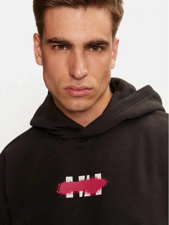 Helly Hansen Helly Hansen Bluză Graphic 54158 Negru Regular Fit