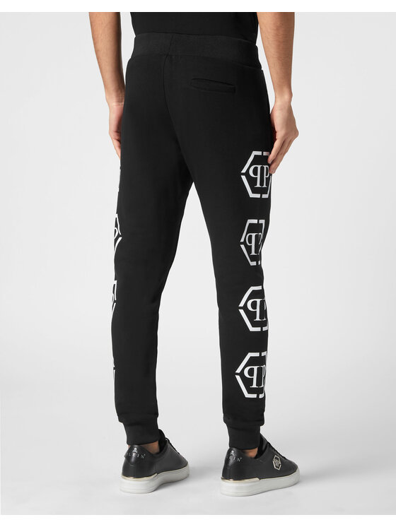 PHILIPP PLEIN PHILIPP PLEIN Teplákové kalhoty 20637 Černá Jogger Fit