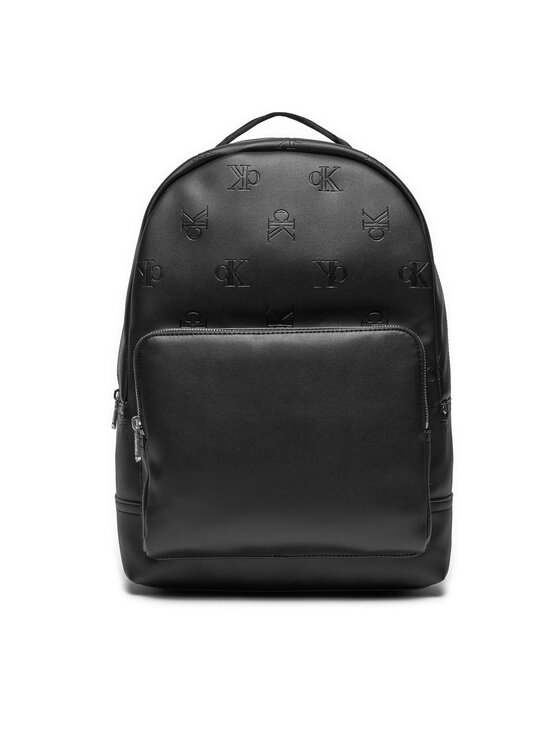 Plecak Calvin Klein, Czarny, Aop Center Zip Campus K50K512546
