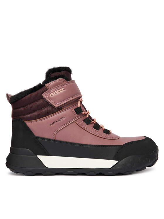 Geox Geox Škornji za sneg J Trekkyup B Ab J46M7A 0MEMS C8007 D Roza