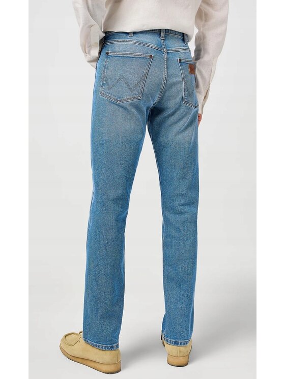 Wrangler Wrangler Jeansy Greensboro Niebieski Regular Fit