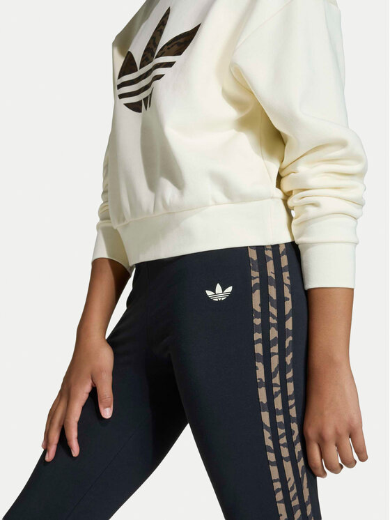 adidas adidas Colanți 3-Stripes KD3289 Negru Slim Fit