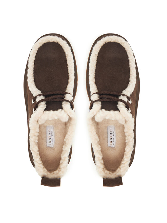 Inuikii Inuikii Scarpe basse Mocabee Curly 1015.003.0011 Marrone