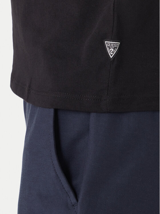 Guess Guess Majica M6RI03 I3Z14 Črna Regular Fit