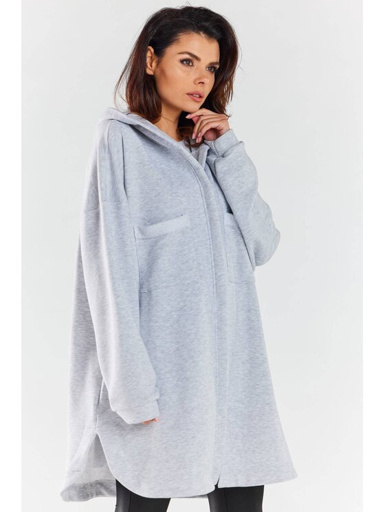 Infinite You Infinite You Felpa M281 Grigio Basic Fit