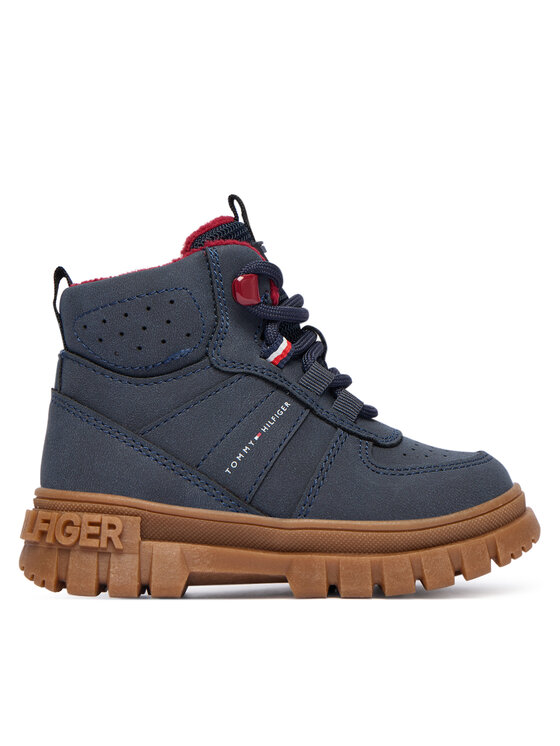 Tommy Hilfiger Tommy Hilfiger Kotníková obuv T1X5-34127-1696800 Tmavomodrá