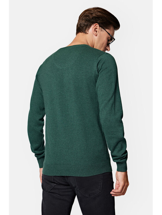 Lancerto Lancerto Sweter Lenny SW073223000036 Zielony Regular Fit