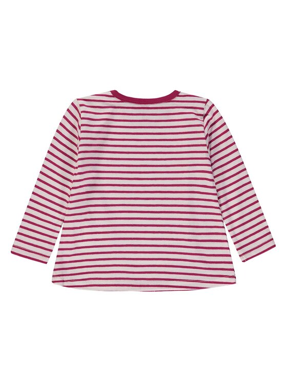 Kanz Kanz Bluzka 1846611-2031 Czerwony Basic Fit