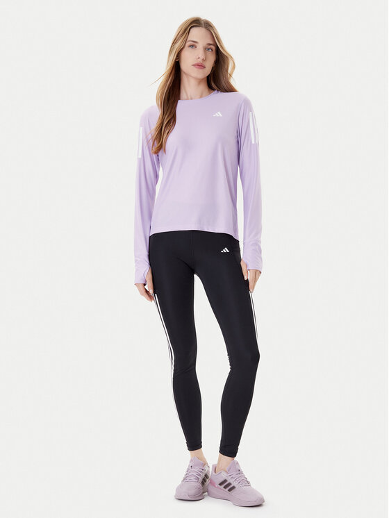 adidas adidas Techniniai marškinėliai Own The Run JW9670 Violetinė Regular Fit