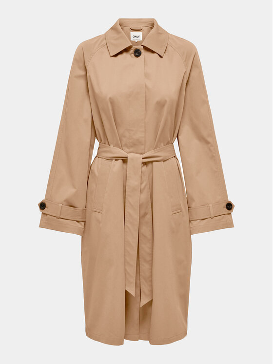 ONLY ONLY Trench Orchid 15308598 Bež Regular Fit