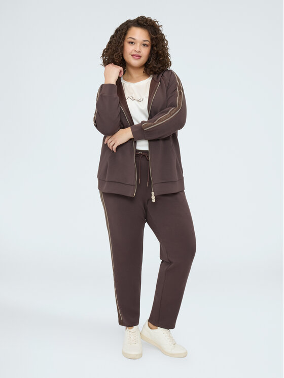 Fiorella Rubino Fiorella Rubino Felpa G837L008912N022 Marrone A-Line Fit