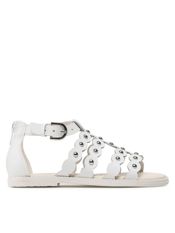 Geox Geox Σανδάλια J Sandal Karly Girl J3535D043BCC1000 S Λευκό