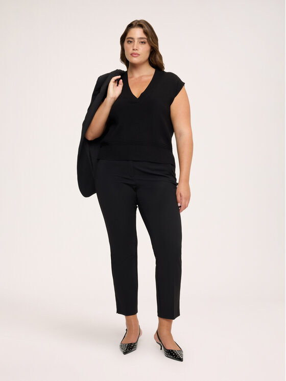 Fiorella Rubino Fiorella Rubino Top M278L008560N033 Czarny Cropp Fit