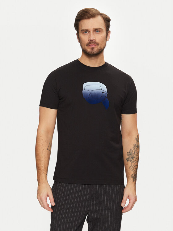 KARL LAGERFELD KARL LAGERFELD T-Shirt 755426 551242 Černá Regular Fit