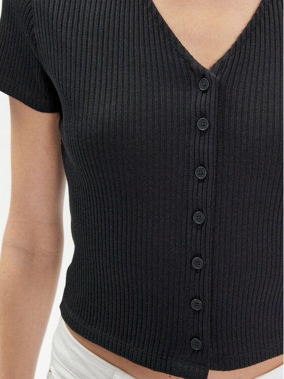Levi's® Levi's® Μπλουζάκι Monica A7182-0001 Μαύρο Slim Fit