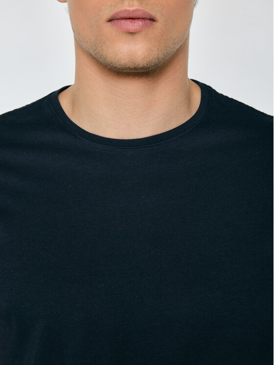 BIG STAR BIG STAR T-Shirt BASIC Granatowy Basic Fit