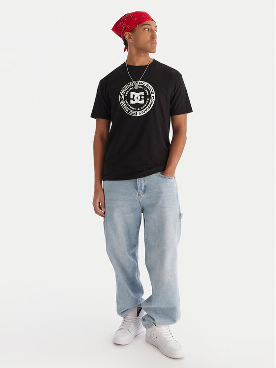 DC Shoes DC Shoes T-shirt Corpo ADYZT05396 Crna Regular Fit