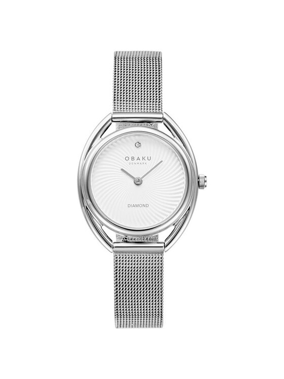Obaku Obaku Zegarek V286LXCIMC Srebrny