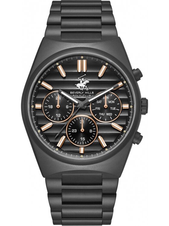Beverly Hills Polo Club Beverly Hills Polo Club Zegarek BP3744X.651 Czarny