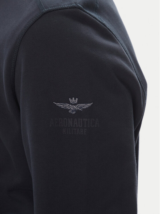 Aeronautica Militare Aeronautica Militare Majica dugih rukava 251FE2006F581 Tamnoplava Regular Fit